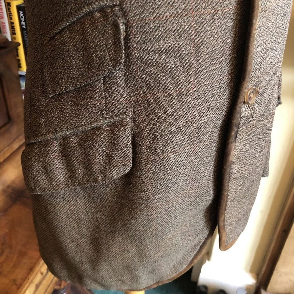Classic Men's Brown Tweed Blazer - Brand